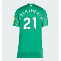 Newcastle United Tino Livramento #21 Fotballklær Bortedrakt Dame 2025-26 Kortermet